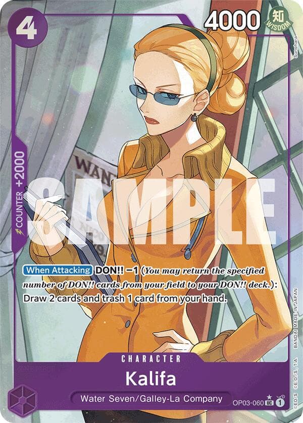 Kalifa [Full Art PRB01] OP03-060 — One Piece Pillars of Strength