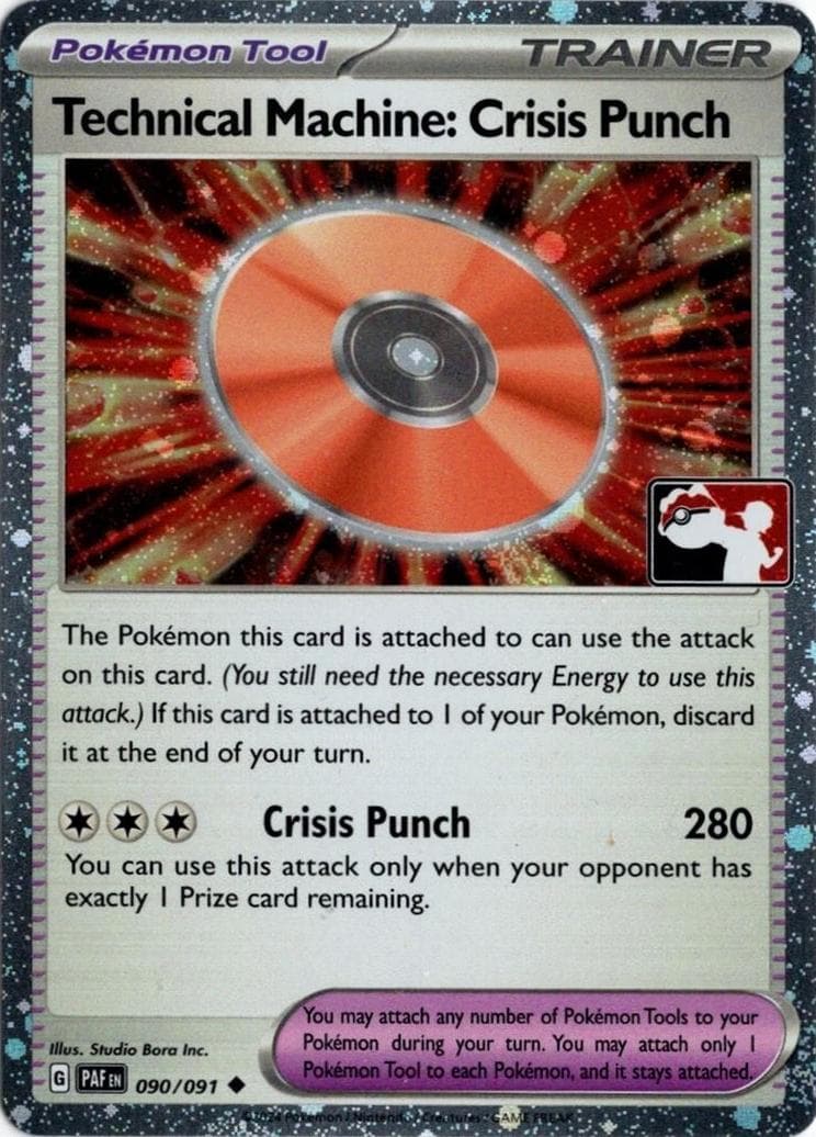 Technical Machine: Crisis Punch [Prize Pack] #90 — Pokemon Paldean Fates