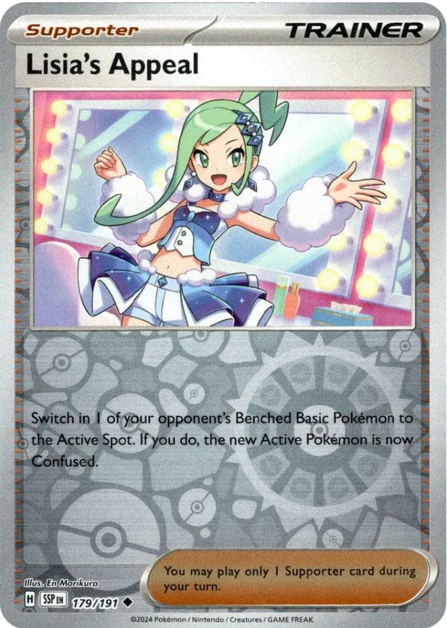 Lisia's Appeal [Reverse Holo] #179 — Pokemon Surging Sparks