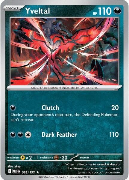 Yveltal #88 — Pokemon Mega Evolution
