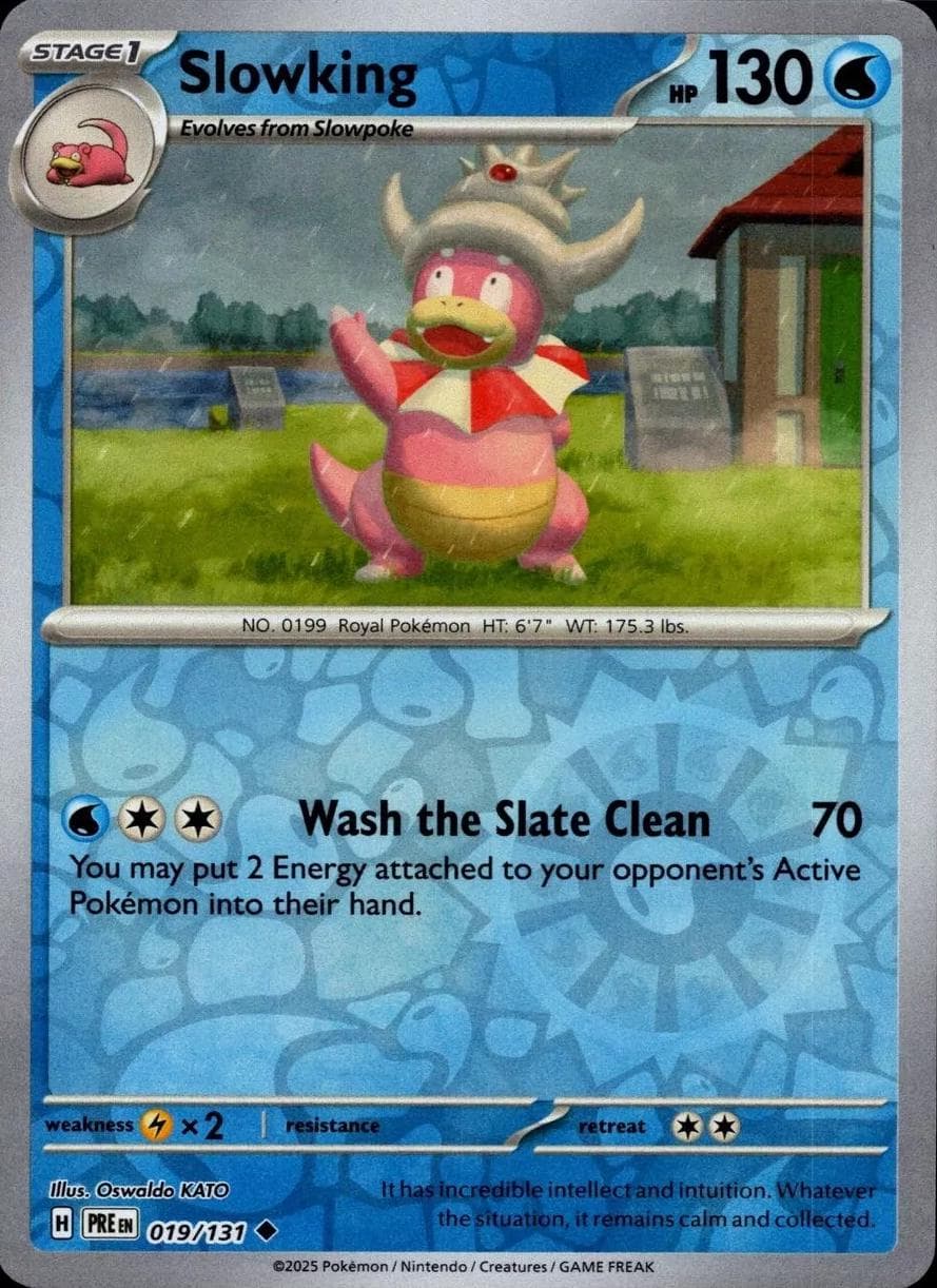 Slowking [Reverse] #19 — Pokemon Prismatic Evolutions