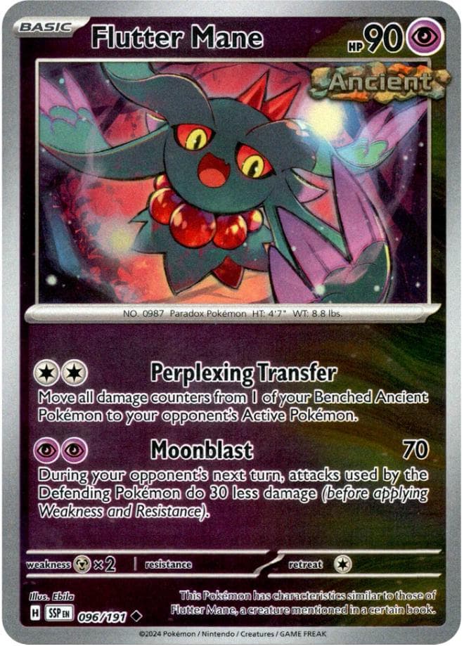 Flutter Mane [Reverse Holo] #96 — Pokemon Surging Sparks
