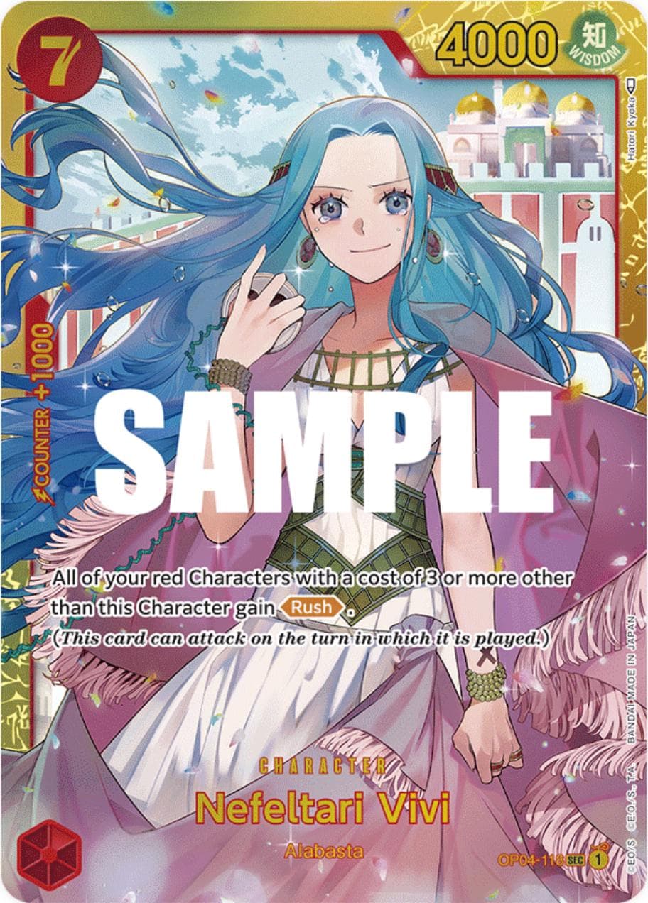 Nefeltari Vivi OP04-118 — One Piece Kingdoms of Intrigue