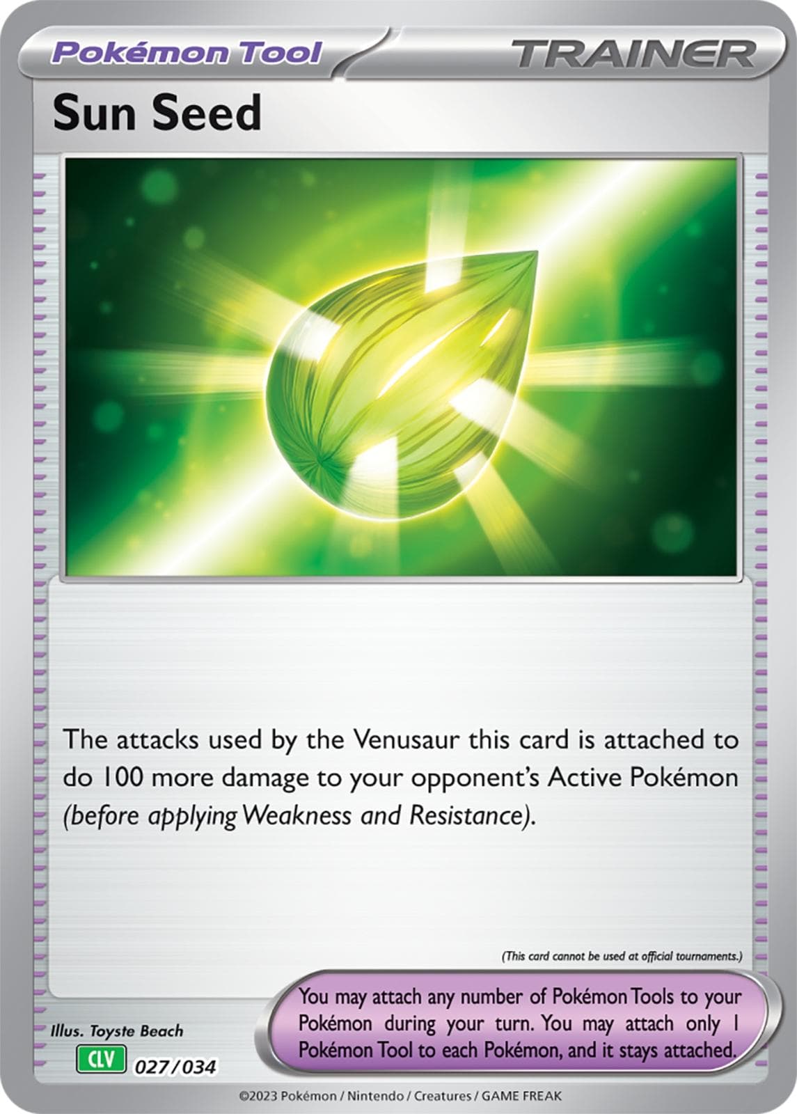 Sun Seed #27 — Pokemon TCG Classic: Venusaur Deck