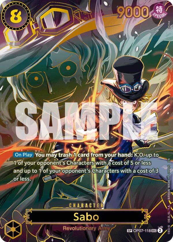 Sabo [SP] OP07-118 — One Piece Carrying on His Will