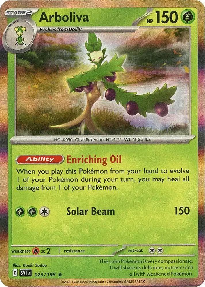 Arboliva [Holo] #23 — Pokemon Scarlet & Violet