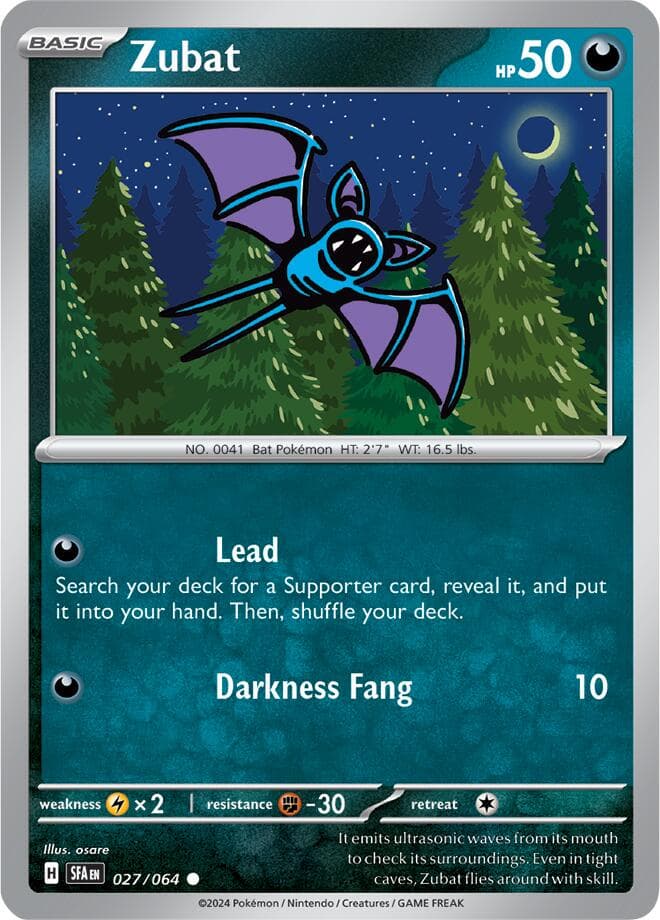 Zubat #27 — Pokemon Shrouded Fable