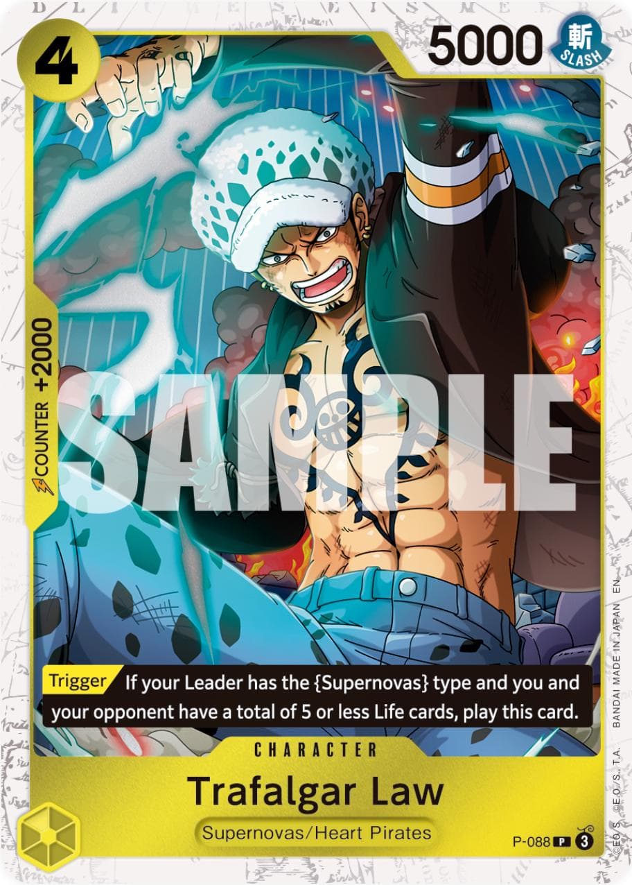 Trafalgar Law [Foil PRB-02] P-088 — One Piece Premium Booster 2