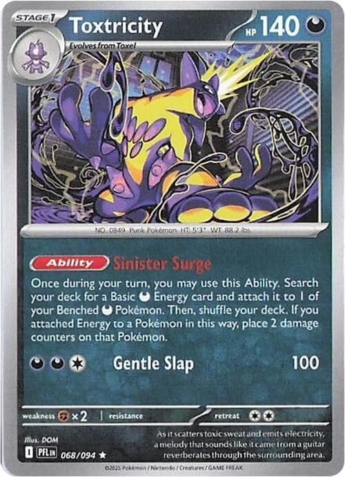 Toxtricity [Holo] #68 — Pokemon Phantasmal Flames