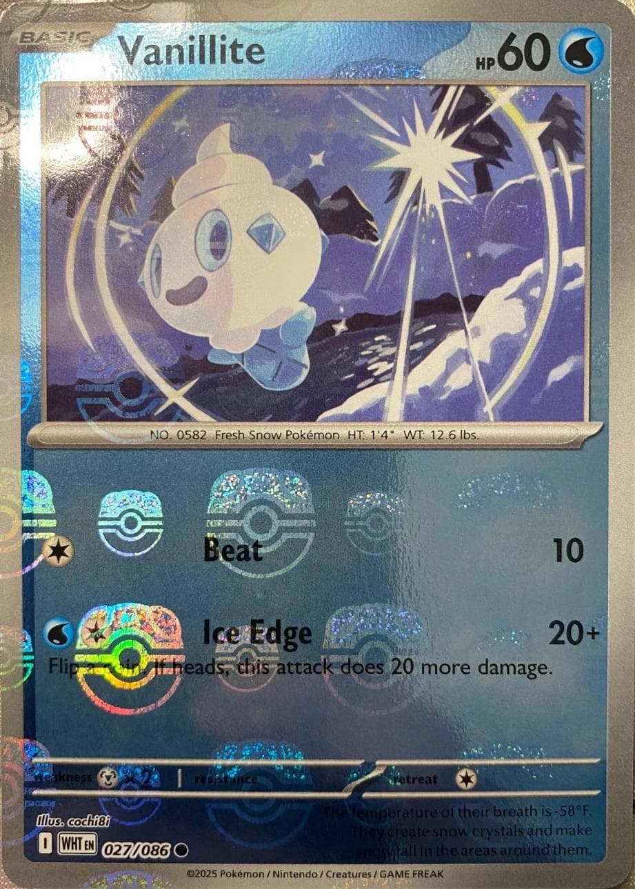 Vanillite [Master Ball] #27 — Pokemon White Flare