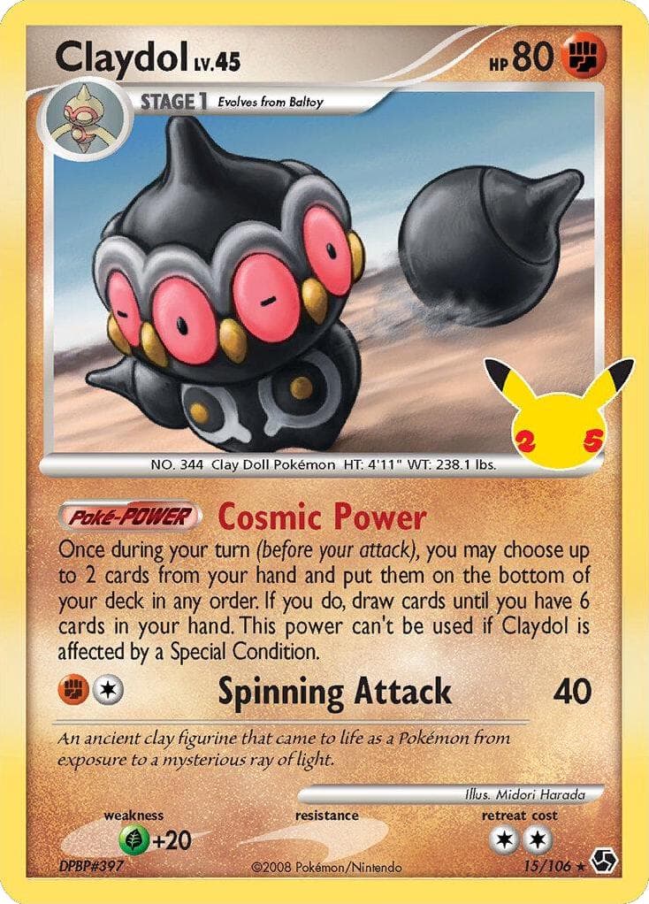 Claydol [Holo] #15 — Pokemon Celebrations