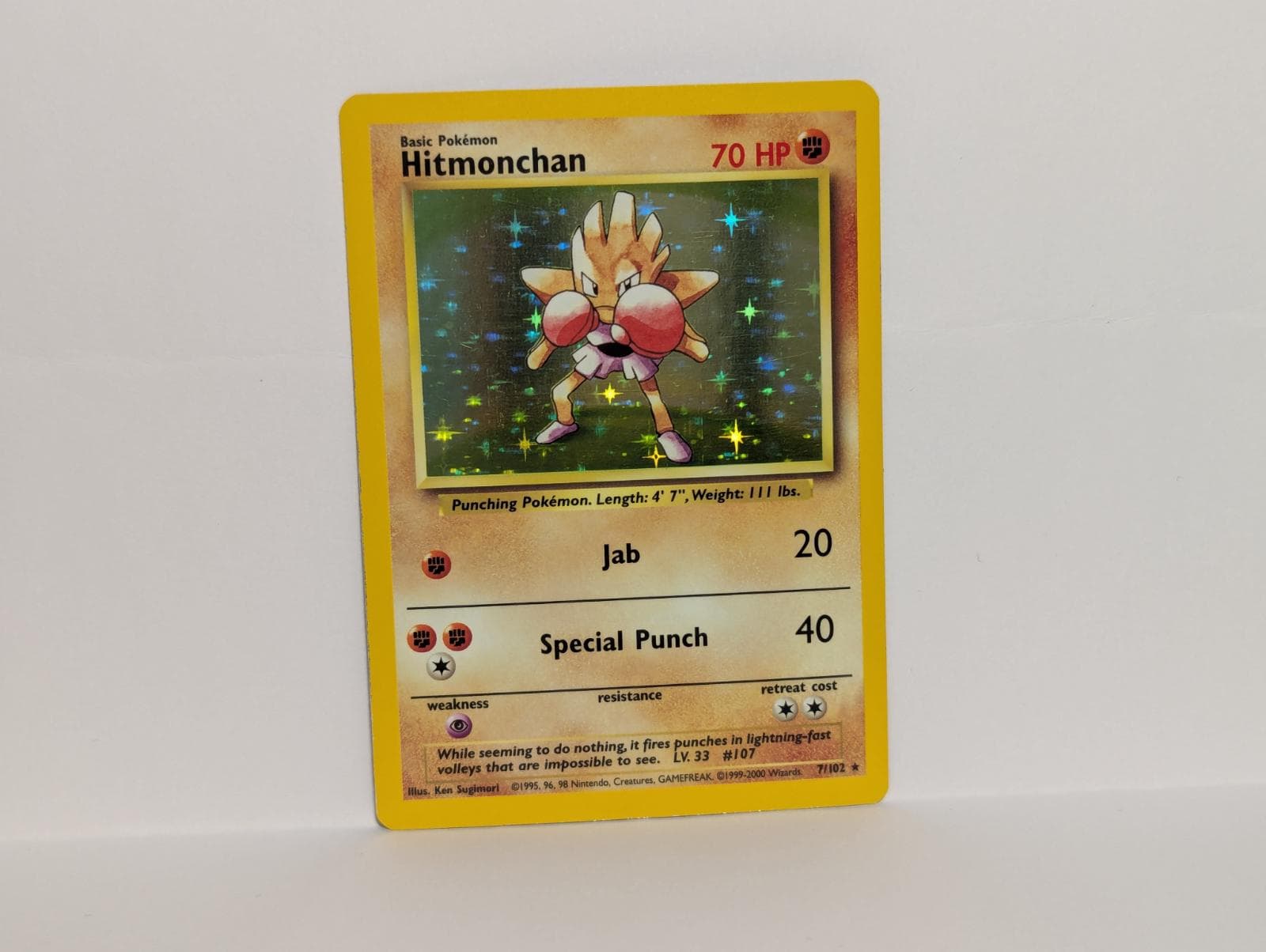 Hitmonchan [1999-2000] #7 — Pokemon Base Set