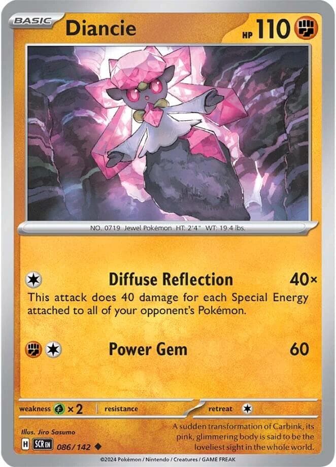 Diancie #86 — Pokemon Stellar Crown