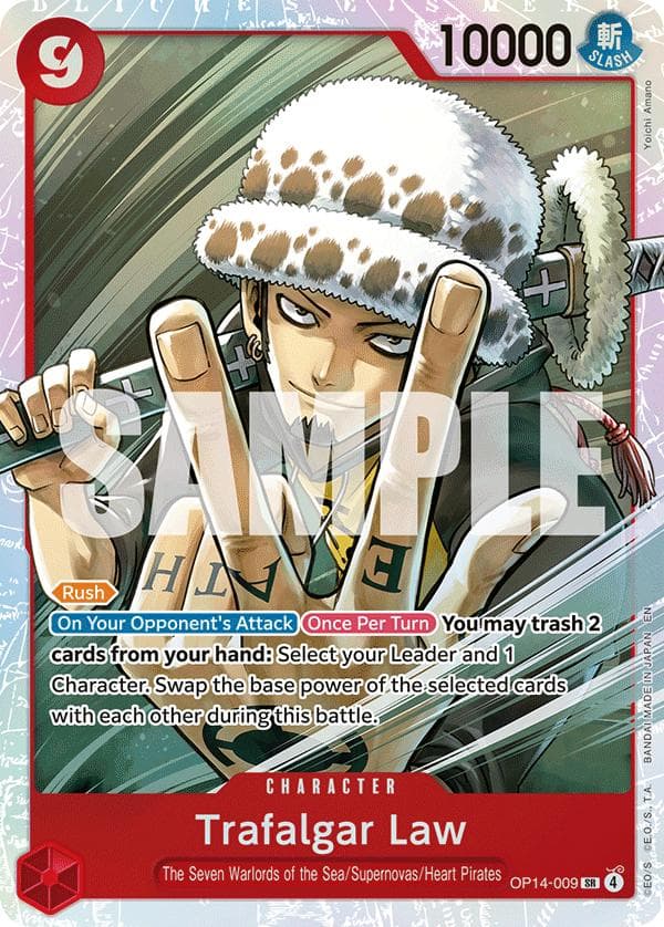 Trafalgar Law OP14-009 — One Piece Azure Sea's Seven