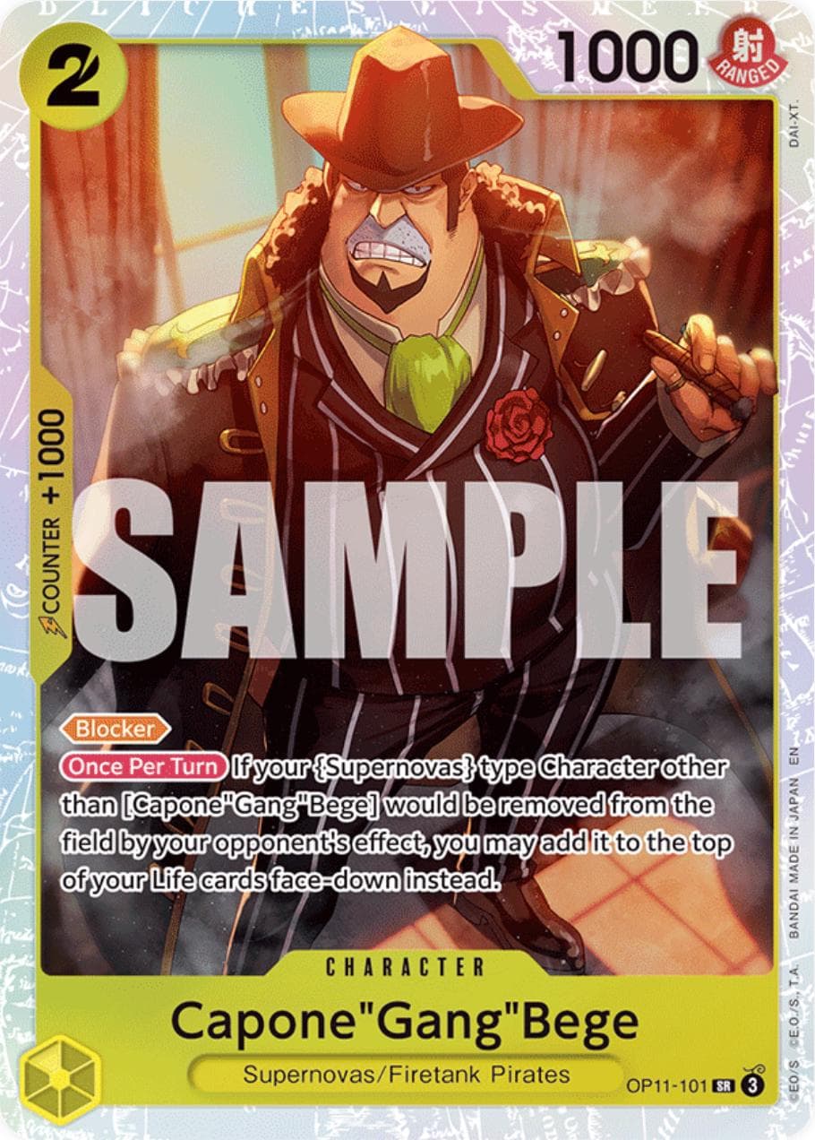 Capone Gang Bege OP11-101 — One Piece Fist of Divine Speed