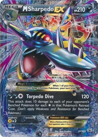 M Sharpedo EX [Jumbo] #XY200 — Pokemon Promo