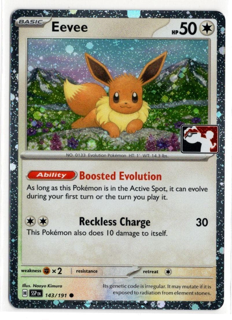 Eevee [Prize Pack] #143 — Pokemon Surging Sparks