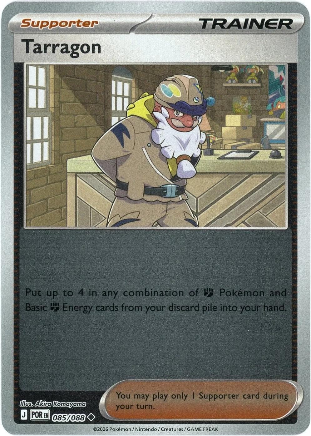 Tarragon [Reverse Holo] #85 — Pokemon Perfect Order