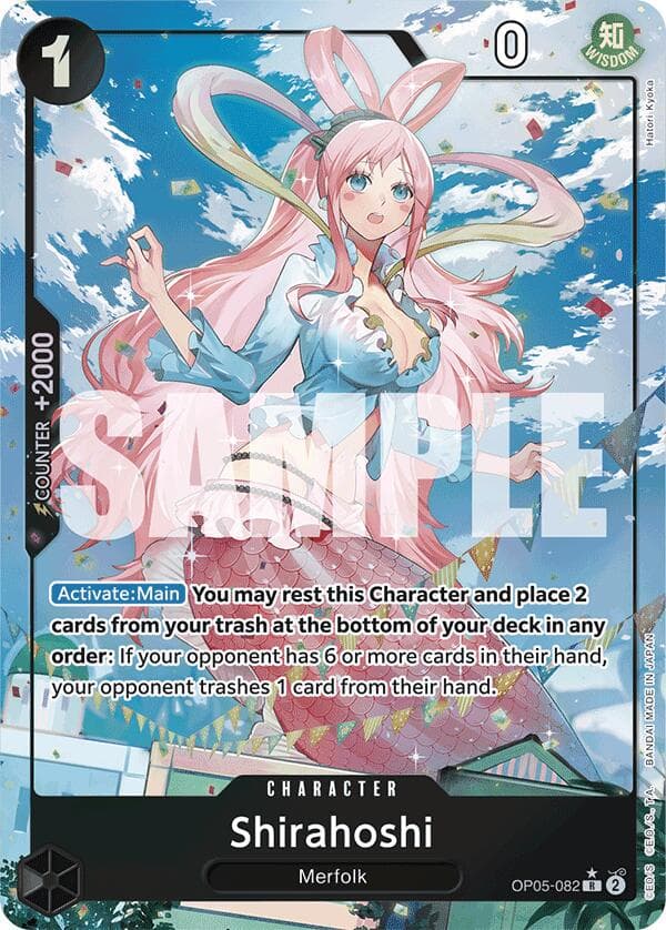 Shirahoshi [Full Art PRB01] OP05-082 — One Piece Awakening of the New Era