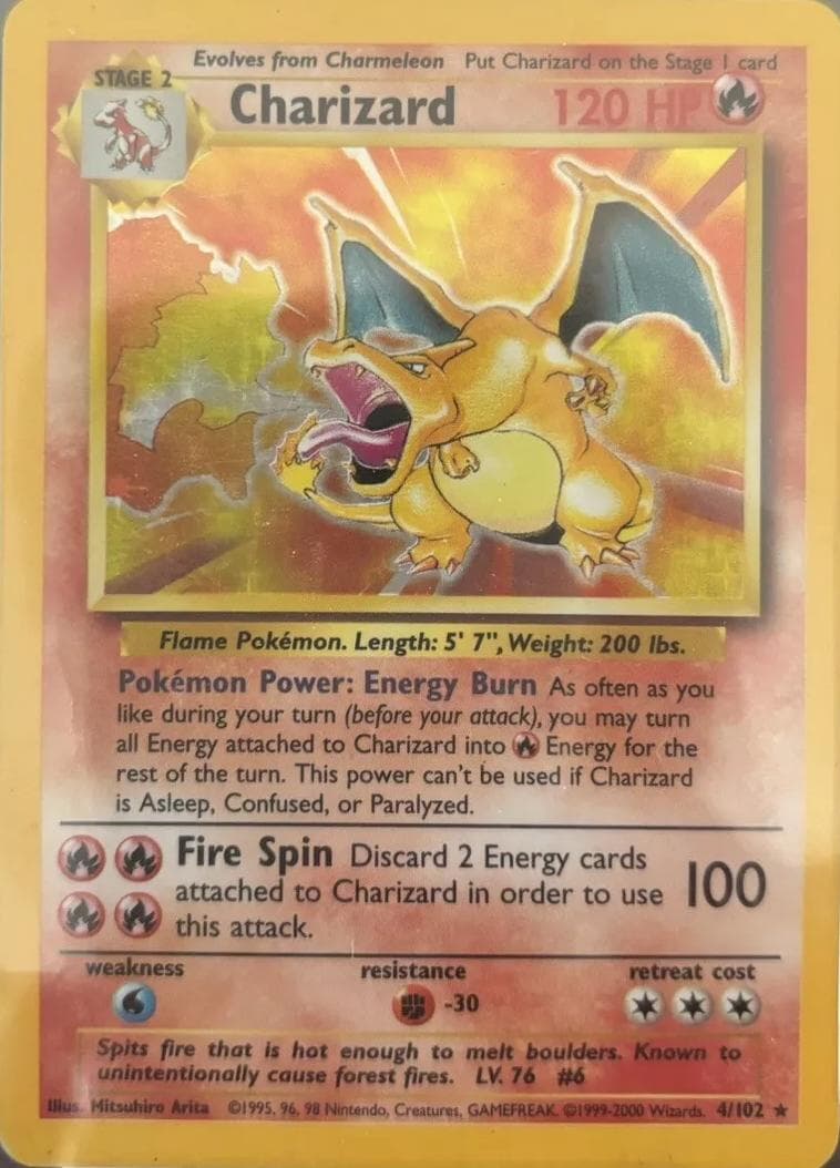 Charizard [1999-2000] #4 — Pokemon Base Set