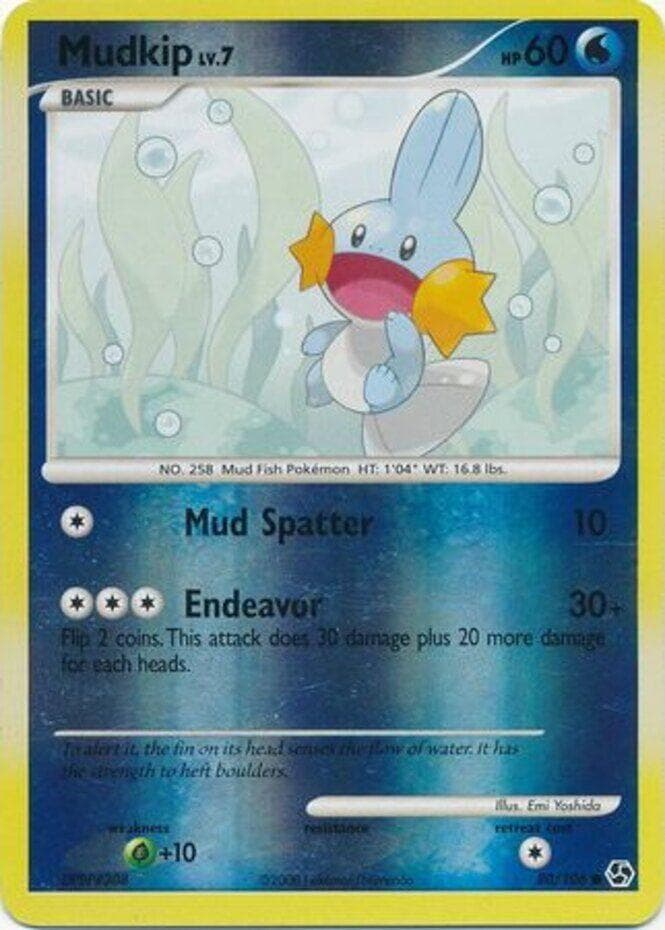 Mudkip [Reverse Holo] #80 — Pokemon Great Encounters