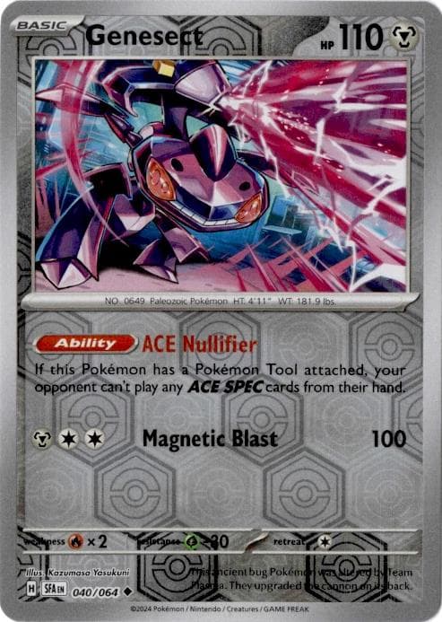 Genesect [Reverse Holo] #40 — Pokemon Shrouded Fable
