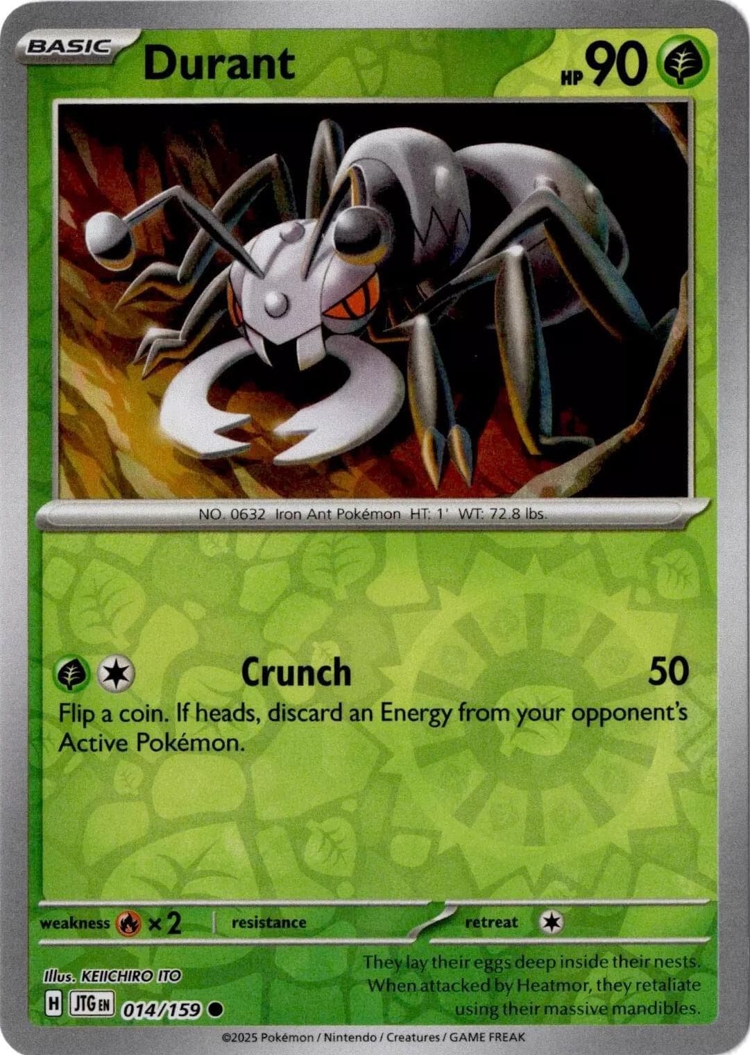 Durant [Reverse Holo] #14 — Pokemon Journey Together