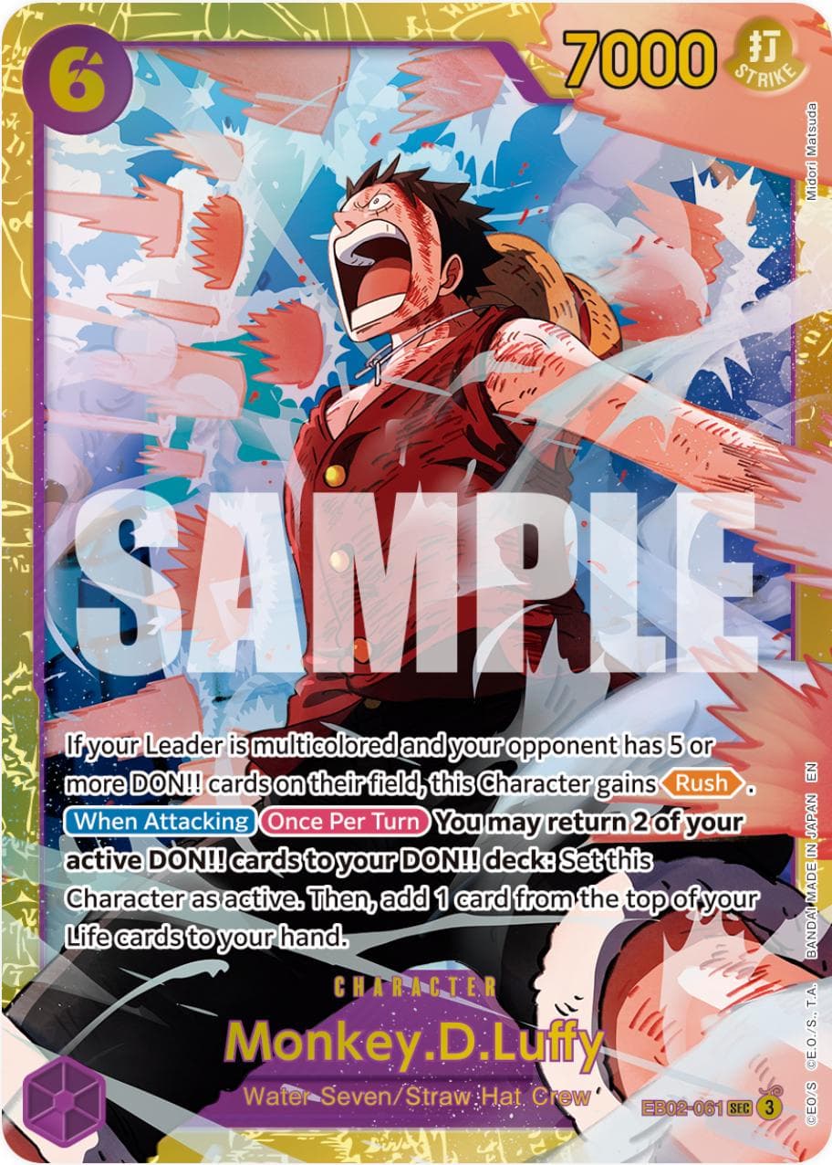 Monkey.D.Luffy [PRB-02] EB02-061 — One Piece Premium Booster 2
