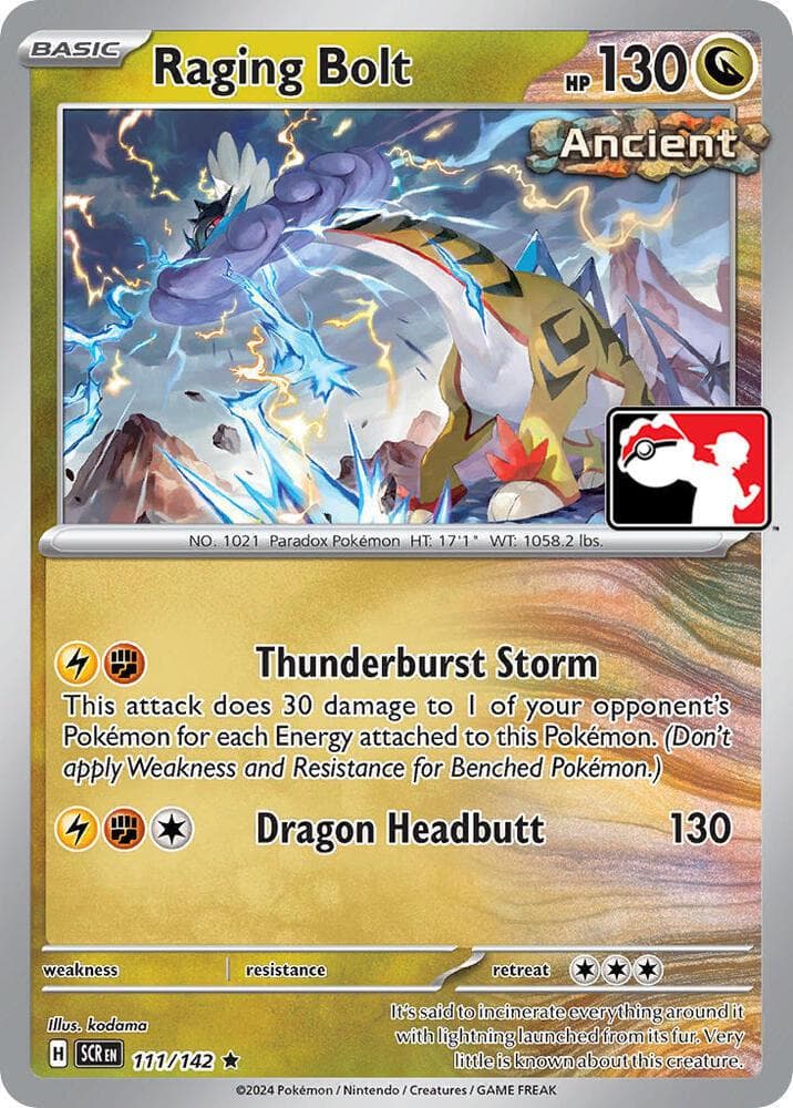 Raging Bolt [Prize Pack] #111 — Pokemon Stellar Crown