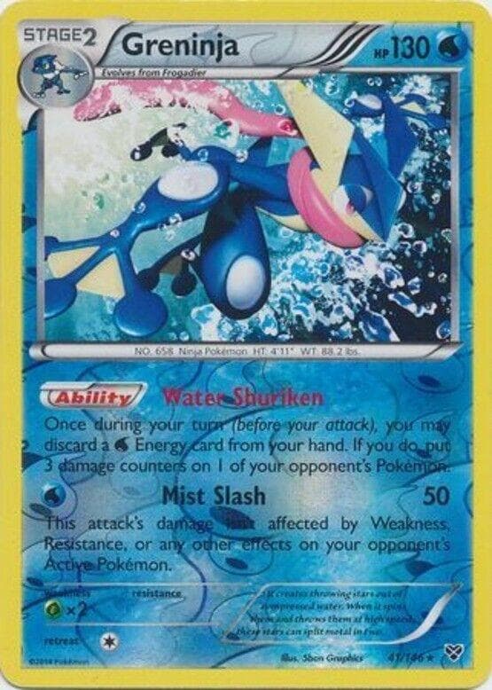 Greninja [Reverse Holo] #41 — Pokemon XY
