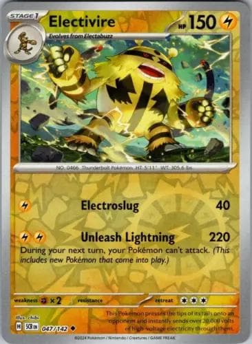 Electivire [Reverse Holo] #47 — Pokemon Stellar Crown
