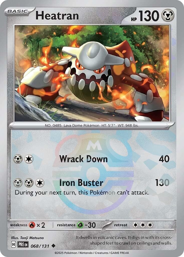 Heatran [Master Ball] #68 — Pokemon Prismatic Evolutions