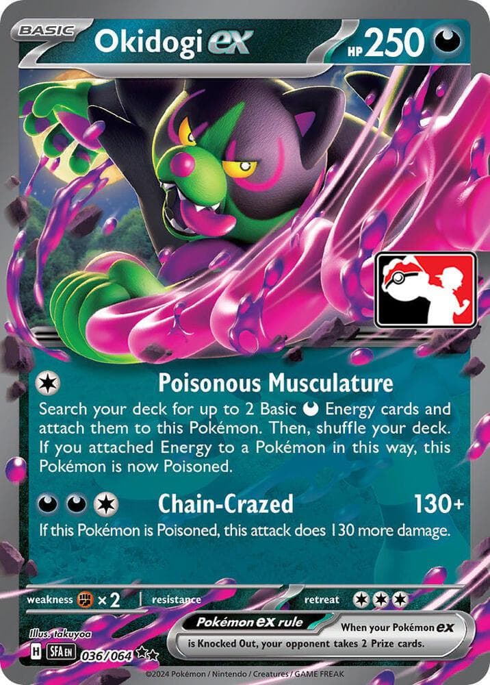 Okidogi Ex [Prize Pack] #36 — Pokemon Shrouded Fable