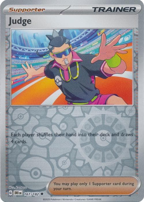 Judge [Reverse Holo] #167 — Pokemon Destined Rivals