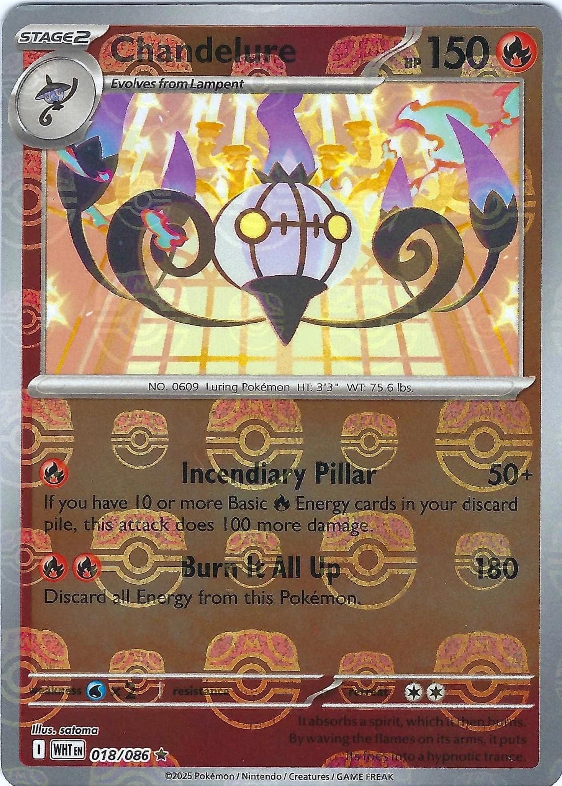 Chandelure [Master Ball] #18 — Pokemon White Flare