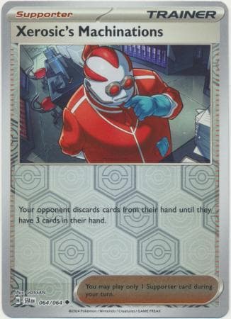 Xerosic's Machinations [Reverse Holo] #64 — Pokemon Shrouded Fable