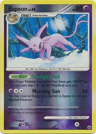 Espeon [Reverse Holo] #18 — Pokemon Majestic Dawn