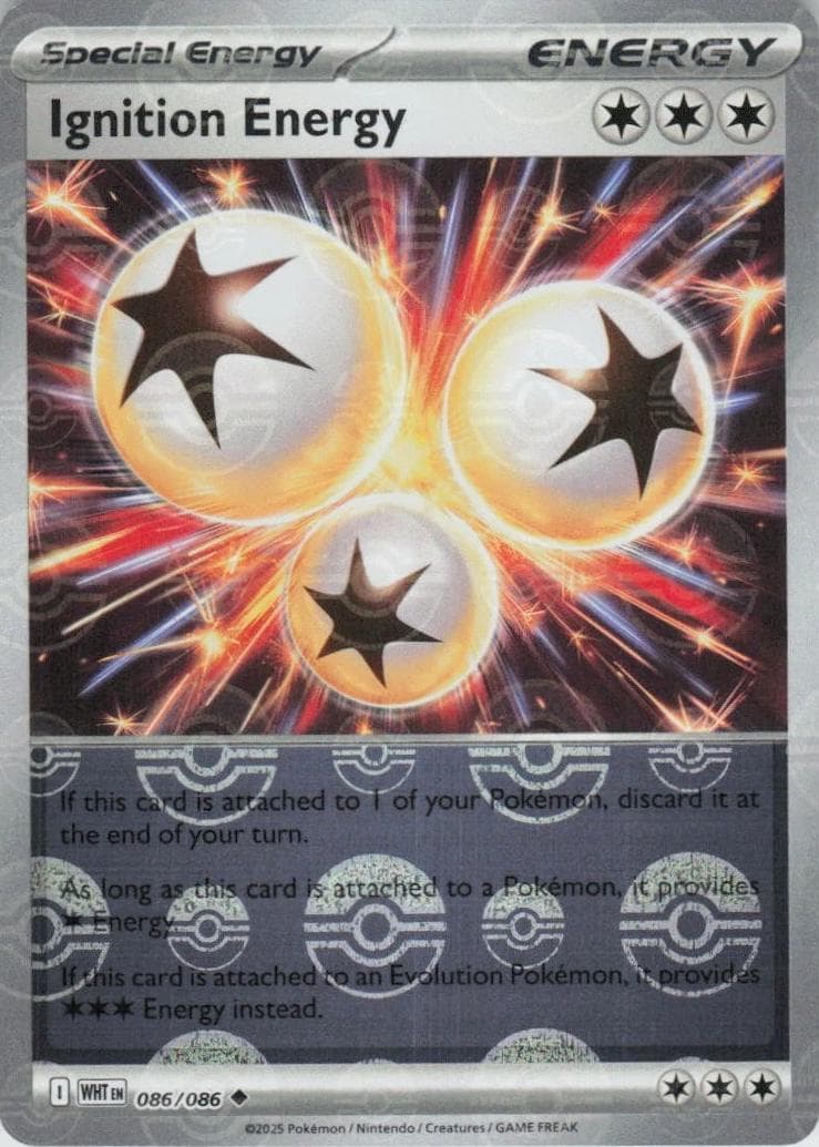 Ignition Energy [Poke Ball] #86 — Pokemon White Flare