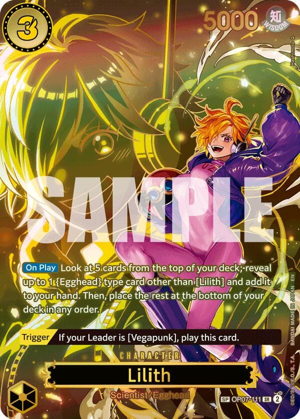 Lilith [SP] OP07-111 — One Piece Carrying on His Will