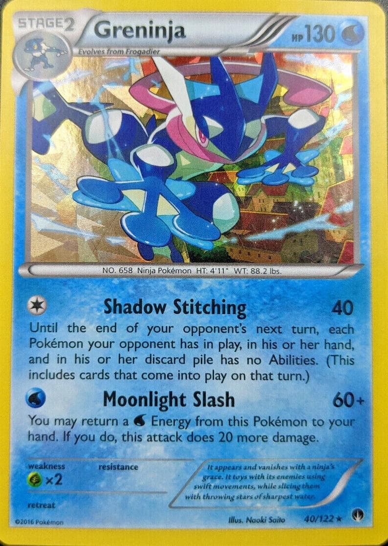 Greninja [Cracked Ice Holo] #40 — Pokemon BREAKpoint