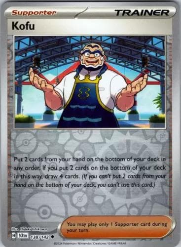 Kofu [Reverse Holo] #138 — Pokemon Stellar Crown