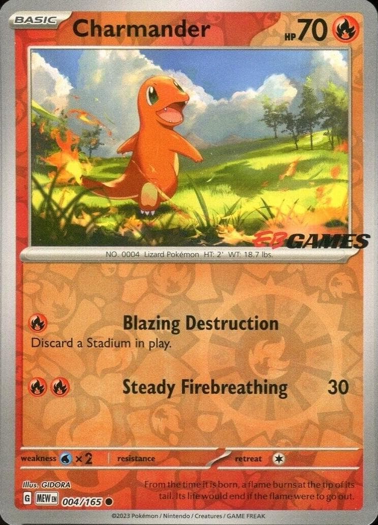 Charmander [EB Games] #4 — Pokemon Scarlet & Violet 151