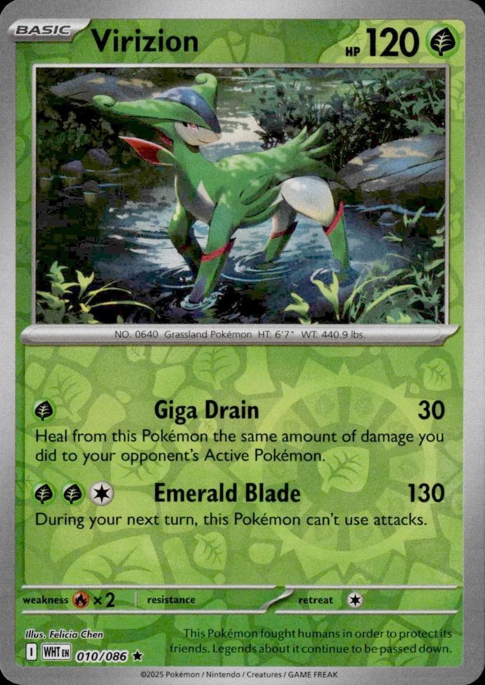 Virizion [Reverse] #10 — Pokemon White Flare