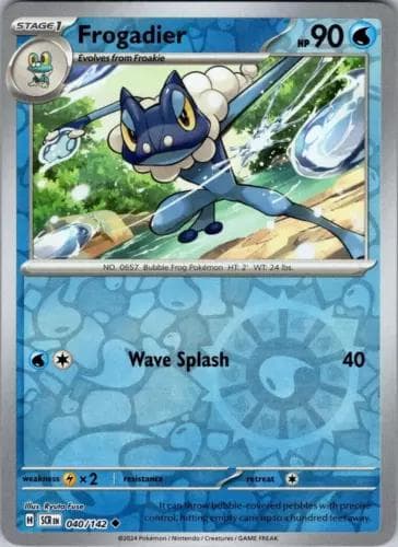 Frogadier [Reverse Holo] #40 — Pokemon Stellar Crown