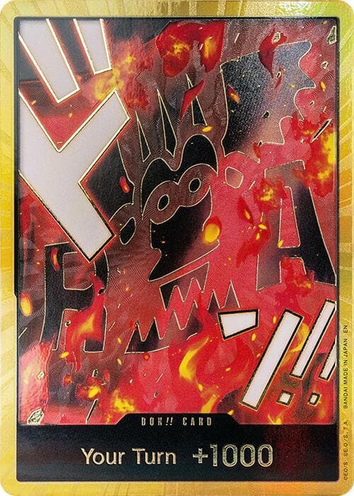 DON!! Card [Monkey.D.Dragon Gold]  — One Piece Premium Booster 2