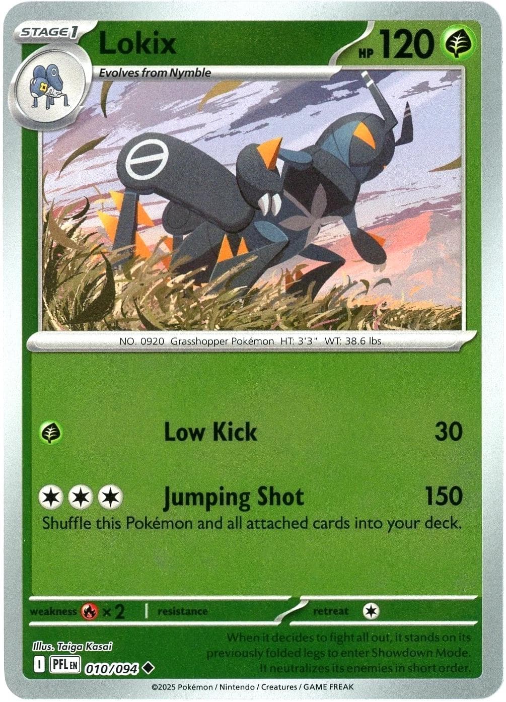 Lokix [Reverse Holo] #10 — Pokemon Phantasmal Flames