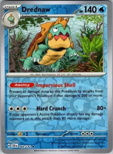 Drednaw [Reverse Holo] #44 — Pokemon Stellar Crown
