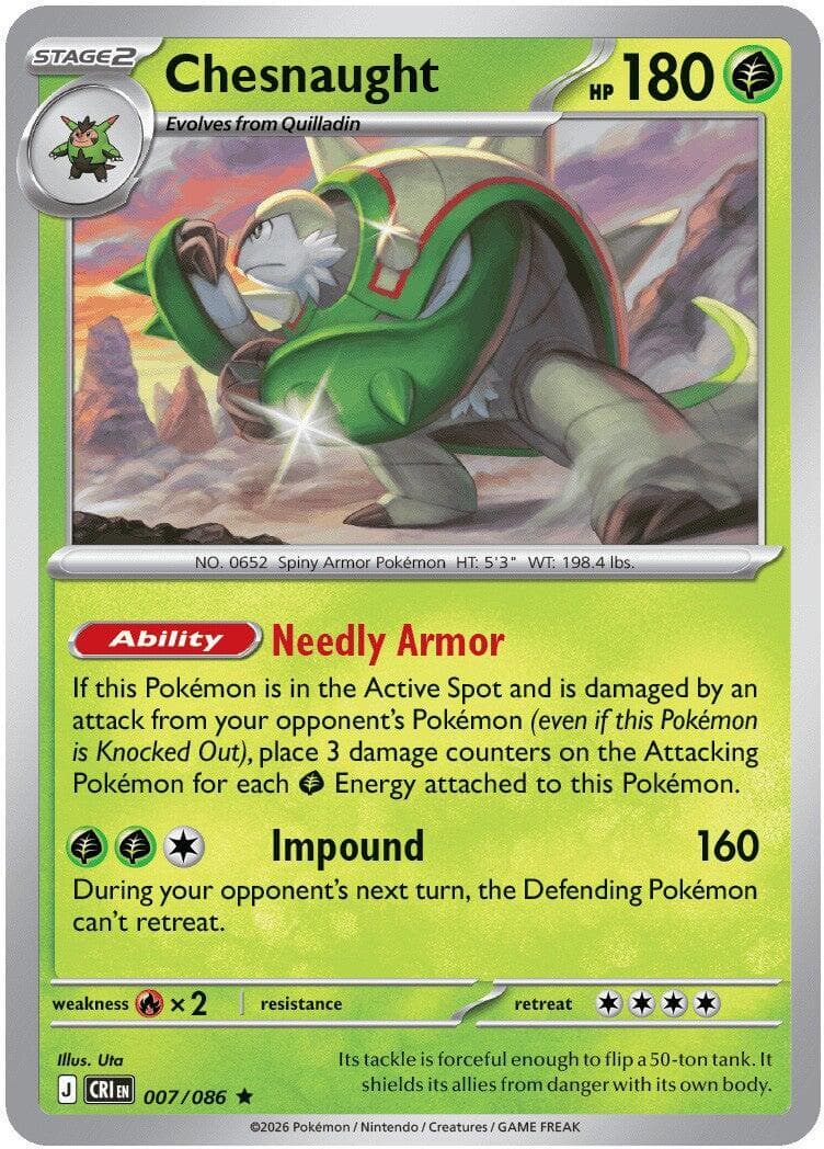 Chesnaught #7 — Pokemon Chaos Rising