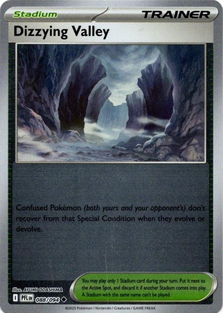 Dizzying Valley [Reverse Holo] #88 — Pokemon Phantasmal Flames