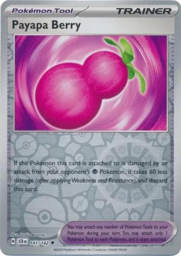 Payapa Berry [Reverse Holo] #141 — Pokemon Stellar Crown